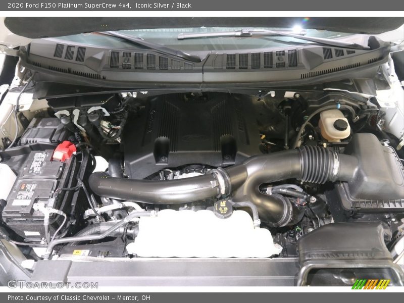 Iconic Silver / Black 2020 Ford F150 Platinum SuperCrew 4x4