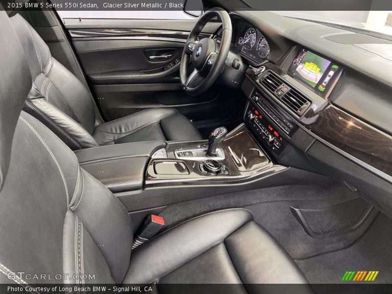 Front Seat of 2015 5 Series 550i Sedan
