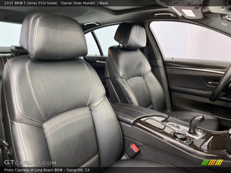 Front Seat of 2015 5 Series 550i Sedan