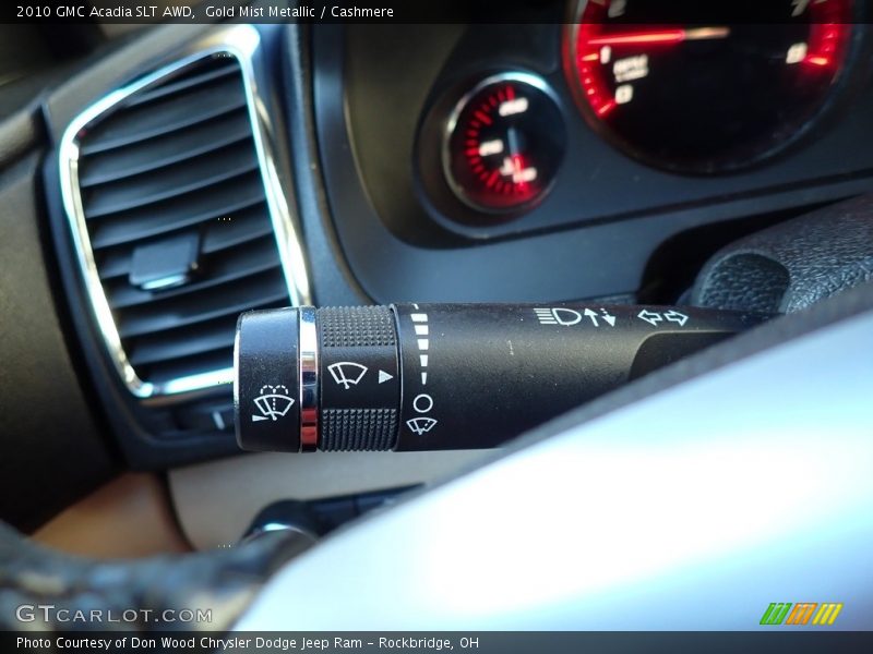 Gold Mist Metallic / Cashmere 2010 GMC Acadia SLT AWD