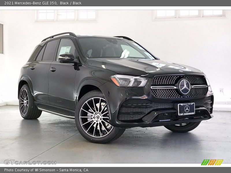 Black / Black 2021 Mercedes-Benz GLE 350