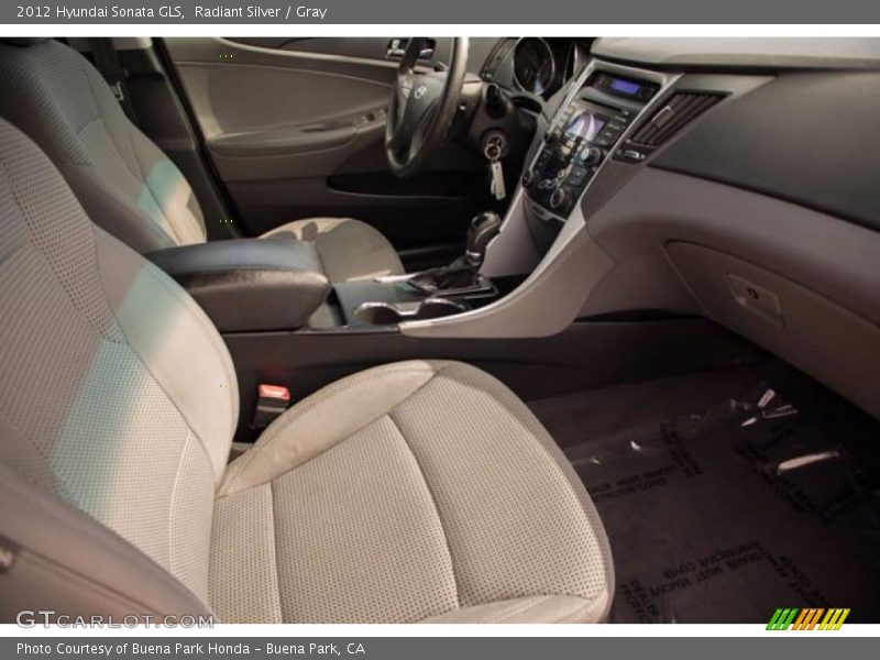 Radiant Silver / Gray 2012 Hyundai Sonata GLS