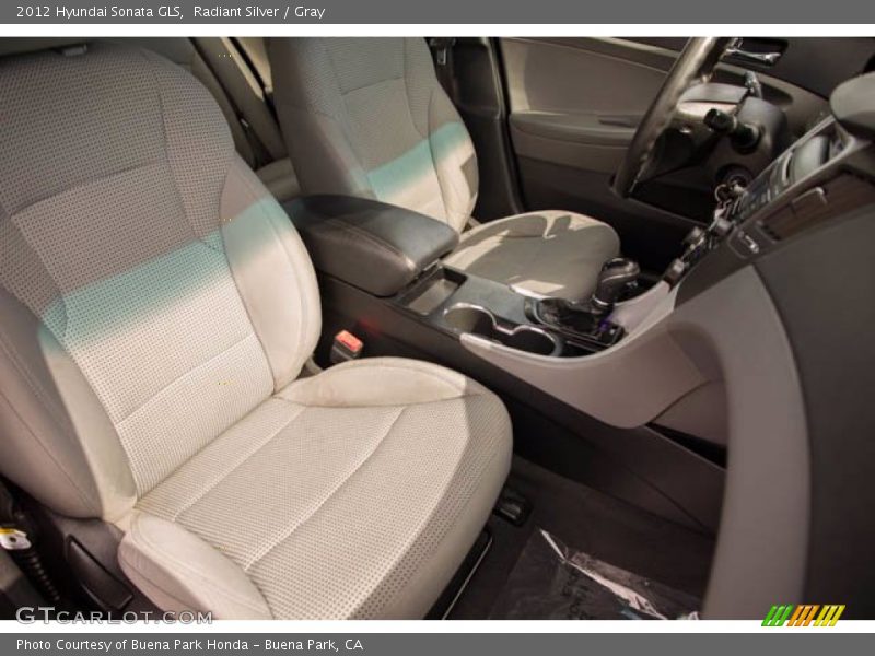 Radiant Silver / Gray 2012 Hyundai Sonata GLS