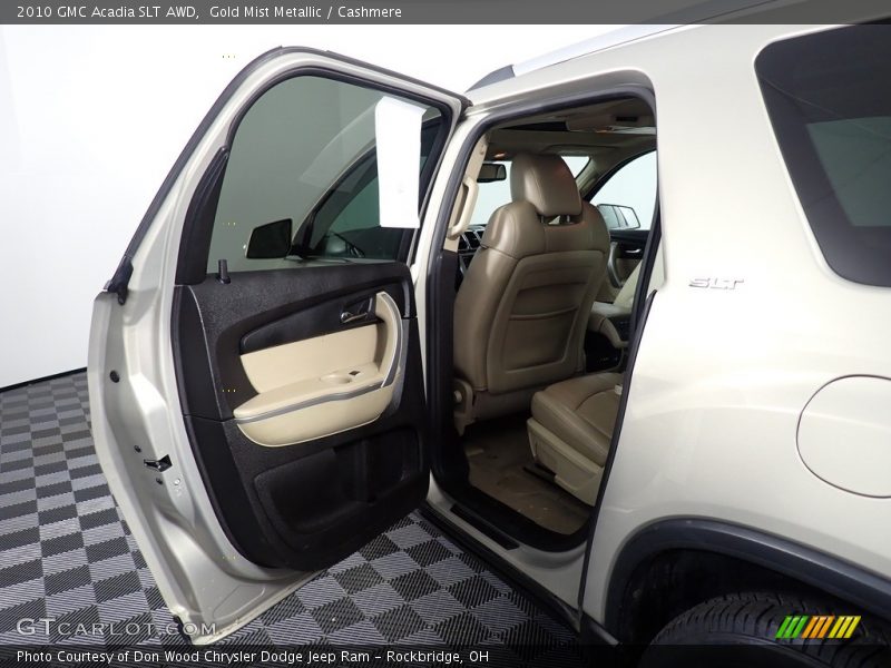 Gold Mist Metallic / Cashmere 2010 GMC Acadia SLT AWD