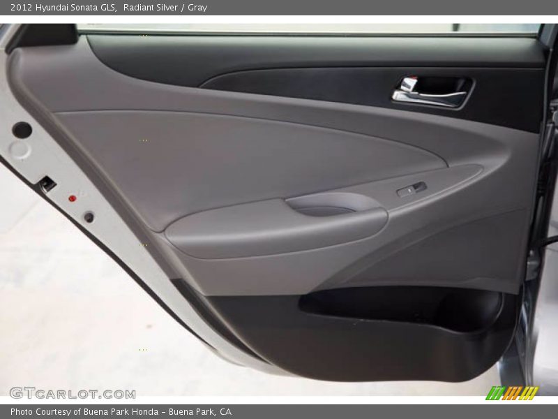 Radiant Silver / Gray 2012 Hyundai Sonata GLS