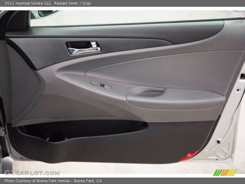 Radiant Silver / Gray 2012 Hyundai Sonata GLS