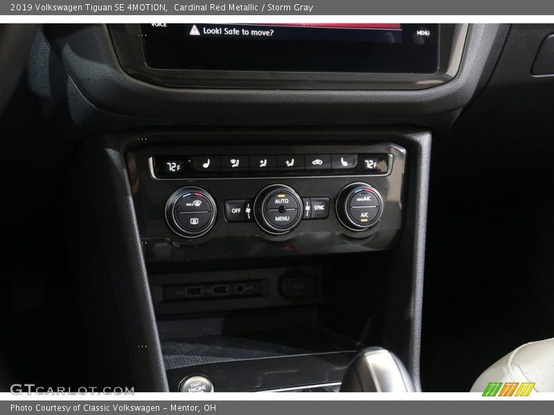 Cardinal Red Metallic / Storm Gray 2019 Volkswagen Tiguan SE 4MOTION