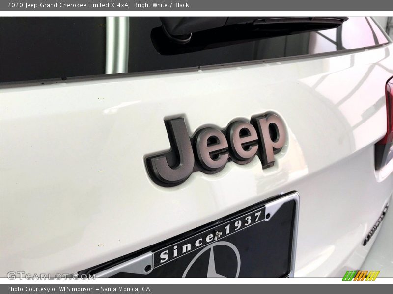 Bright White / Black 2020 Jeep Grand Cherokee Limited X 4x4