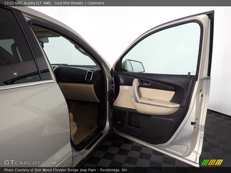 Gold Mist Metallic / Cashmere 2010 GMC Acadia SLT AWD