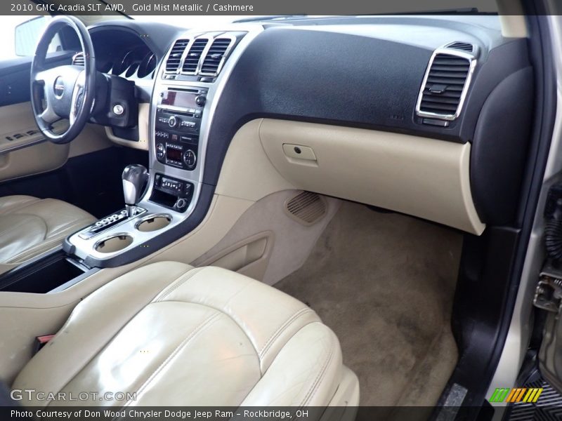 Gold Mist Metallic / Cashmere 2010 GMC Acadia SLT AWD