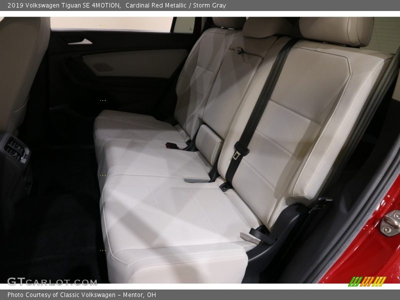 Cardinal Red Metallic / Storm Gray 2019 Volkswagen Tiguan SE 4MOTION