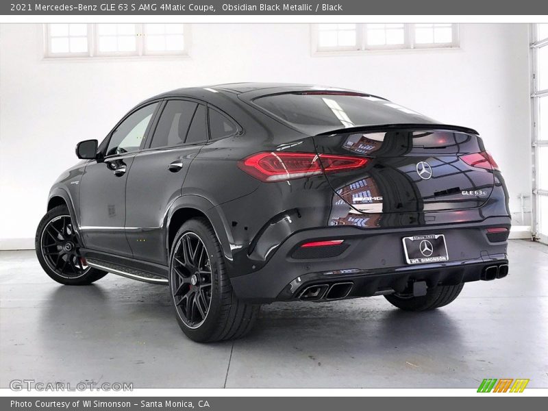 Obsidian Black Metallic / Black 2021 Mercedes-Benz GLE 63 S AMG 4Matic Coupe
