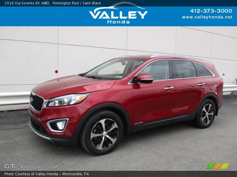 Remington Red / Satin Black 2016 Kia Sorento EX AWD