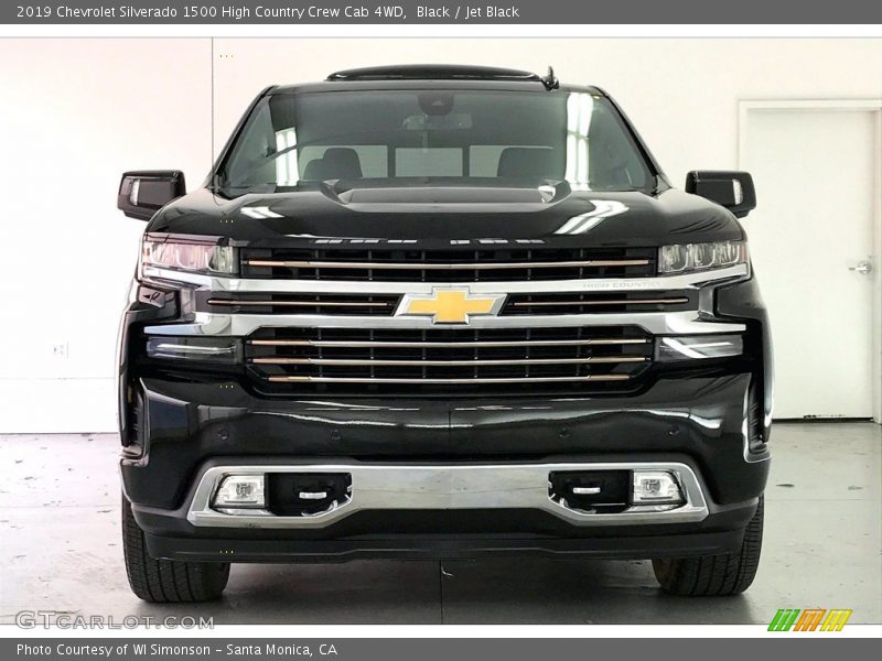 Black / Jet Black 2019 Chevrolet Silverado 1500 High Country Crew Cab 4WD