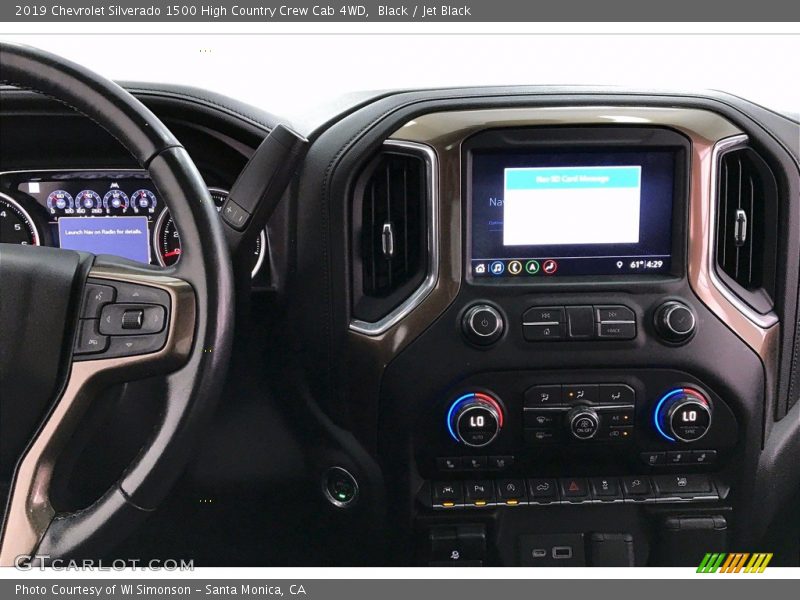 Black / Jet Black 2019 Chevrolet Silverado 1500 High Country Crew Cab 4WD