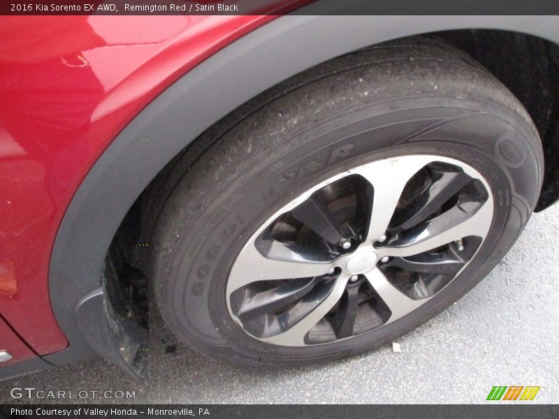 Remington Red / Satin Black 2016 Kia Sorento EX AWD