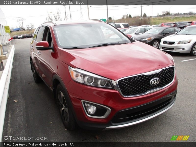 Remington Red / Satin Black 2016 Kia Sorento EX AWD