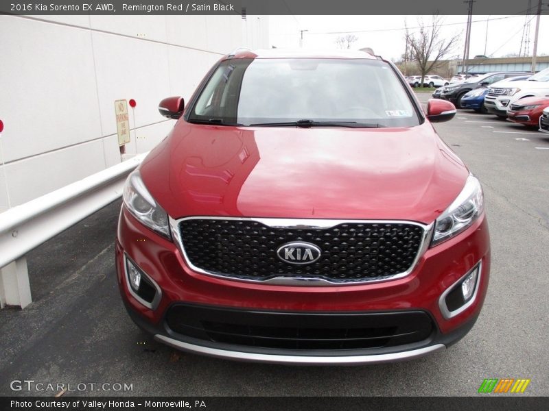 Remington Red / Satin Black 2016 Kia Sorento EX AWD