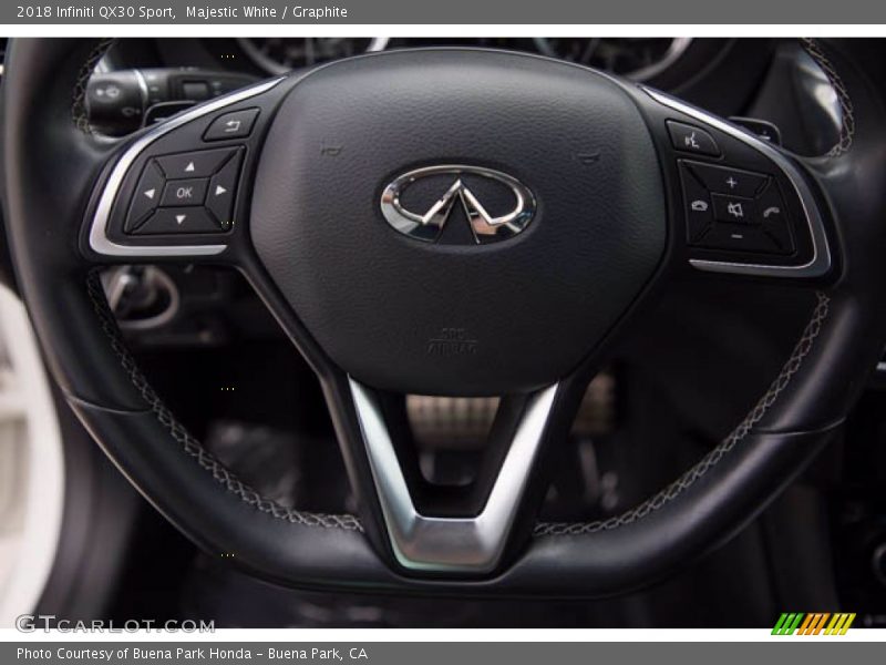 Majestic White / Graphite 2018 Infiniti QX30 Sport
