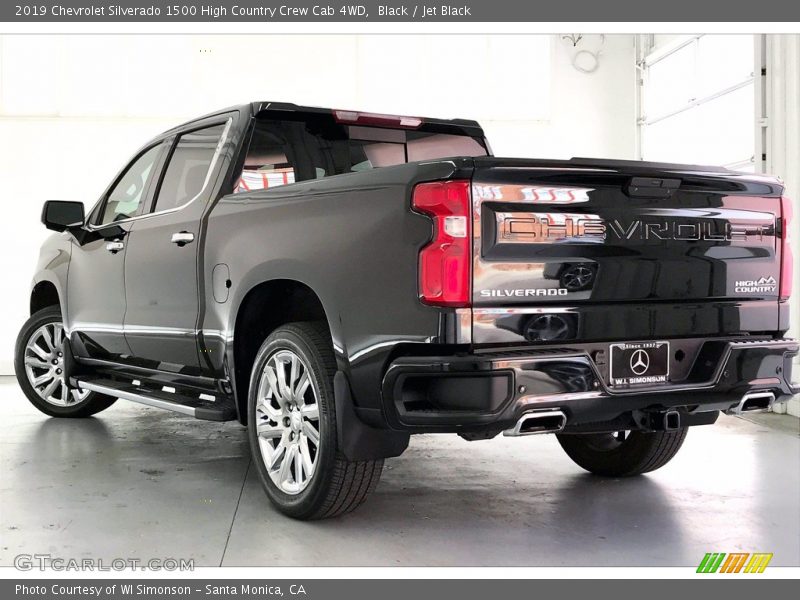 Black / Jet Black 2019 Chevrolet Silverado 1500 High Country Crew Cab 4WD