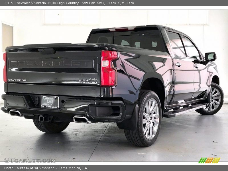Black / Jet Black 2019 Chevrolet Silverado 1500 High Country Crew Cab 4WD