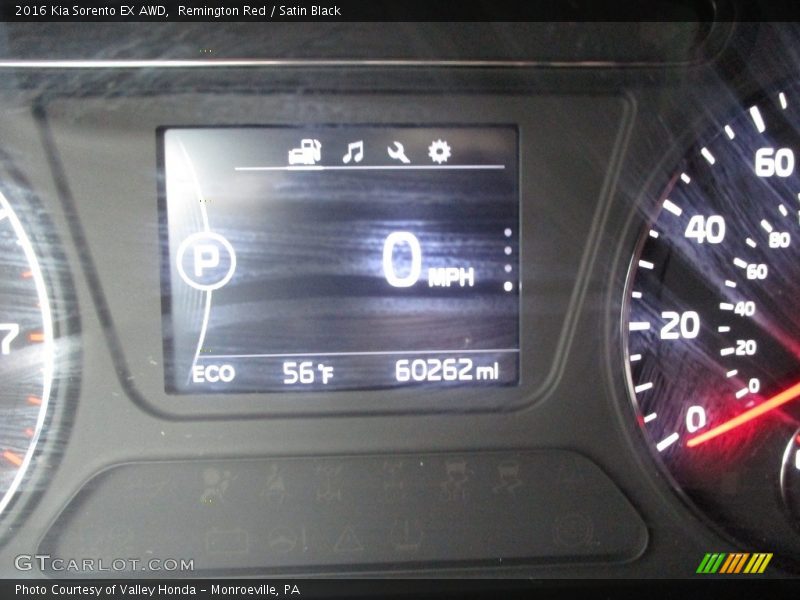 Remington Red / Satin Black 2016 Kia Sorento EX AWD