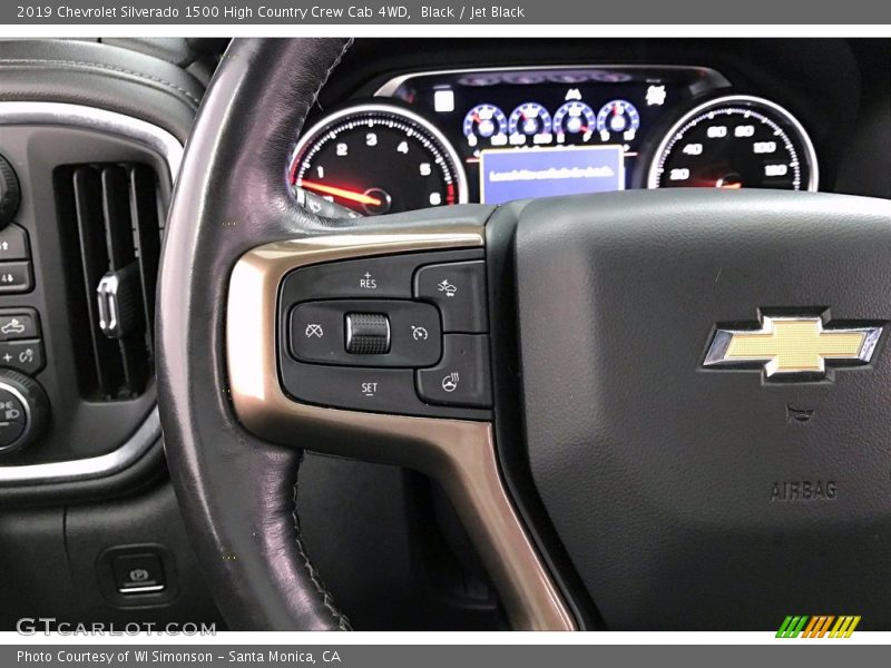 Black / Jet Black 2019 Chevrolet Silverado 1500 High Country Crew Cab 4WD