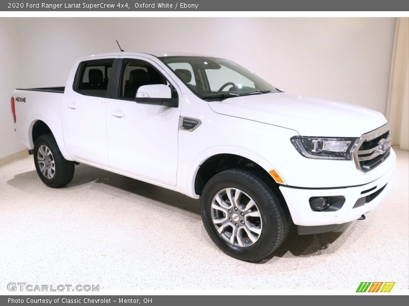 Oxford White / Ebony 2020 Ford Ranger Lariat SuperCrew 4x4