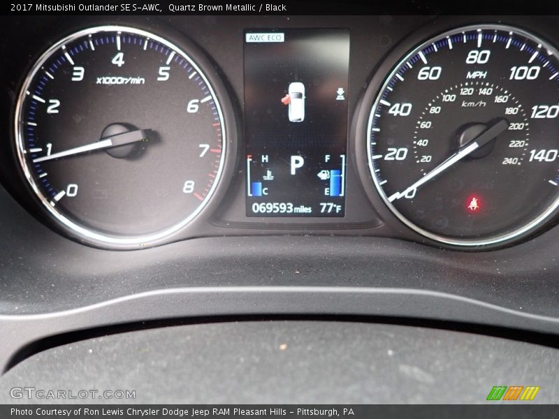  2017 Outlander SE S-AWC SE S-AWC Gauges