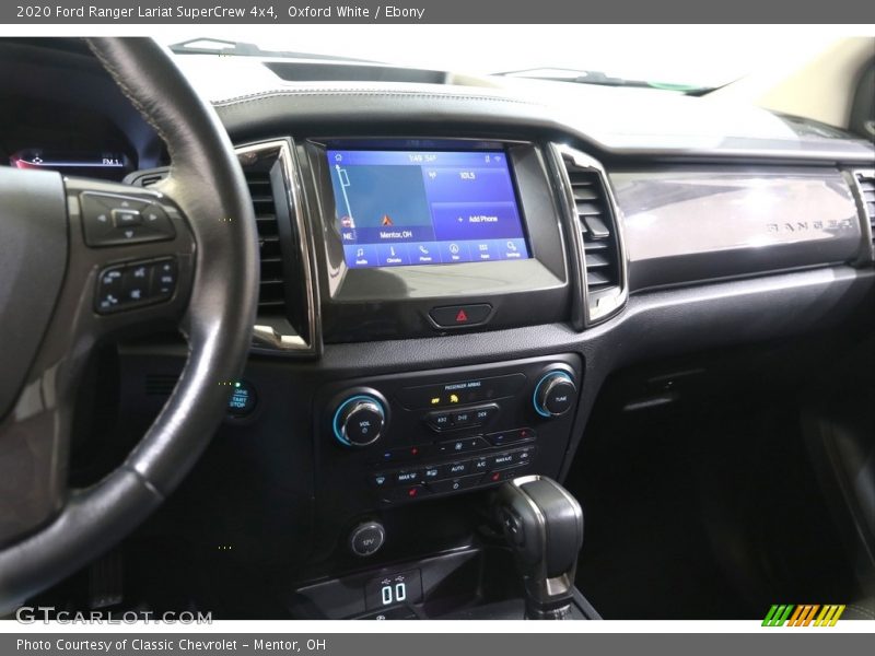 Oxford White / Ebony 2020 Ford Ranger Lariat SuperCrew 4x4