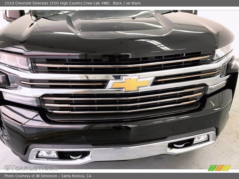 Black / Jet Black 2019 Chevrolet Silverado 1500 High Country Crew Cab 4WD