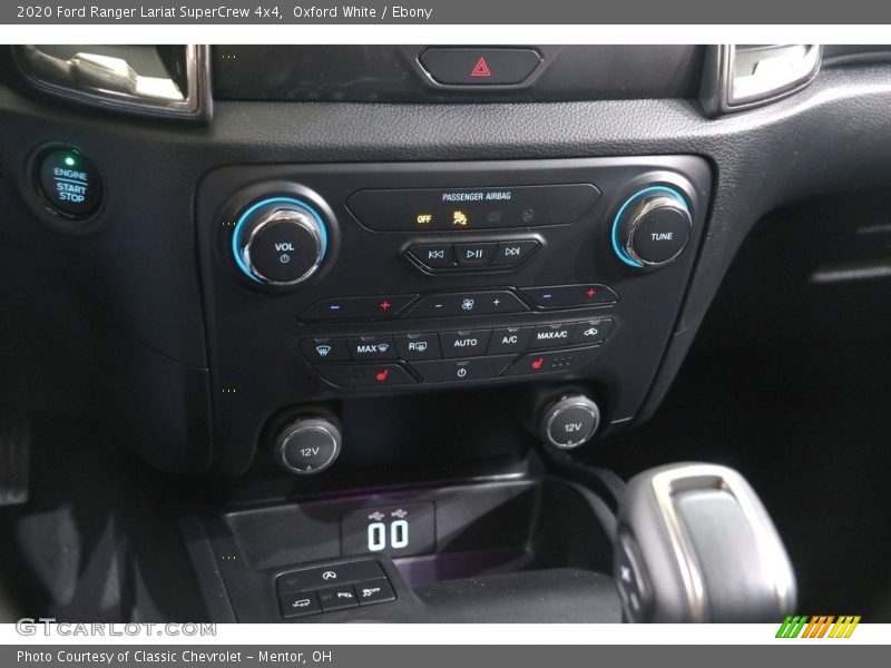 Oxford White / Ebony 2020 Ford Ranger Lariat SuperCrew 4x4