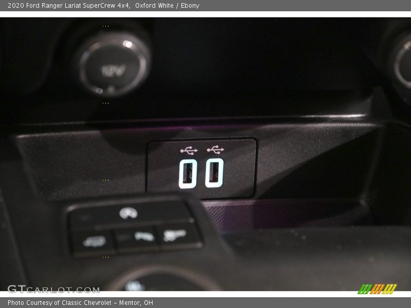 Oxford White / Ebony 2020 Ford Ranger Lariat SuperCrew 4x4