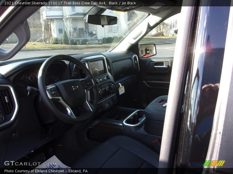 Black / Jet Black 2021 Chevrolet Silverado 1500 LT Trail Boss Crew Cab 4x4