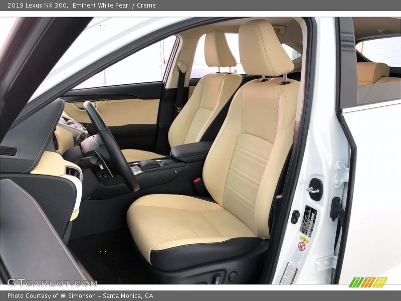 Front Seat of 2019 NX 300
