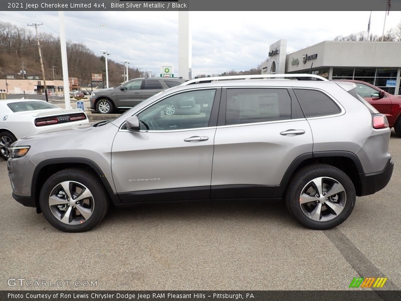 Billet Silver Metallic / Black 2021 Jeep Cherokee Limited 4x4