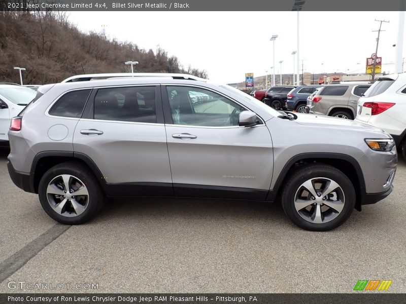 Billet Silver Metallic / Black 2021 Jeep Cherokee Limited 4x4