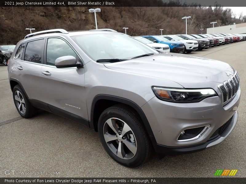 Billet Silver Metallic / Black 2021 Jeep Cherokee Limited 4x4