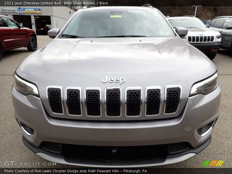 Billet Silver Metallic / Black 2021 Jeep Cherokee Limited 4x4