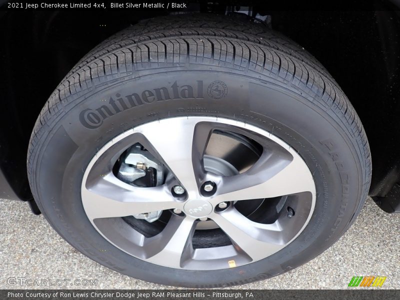 Billet Silver Metallic / Black 2021 Jeep Cherokee Limited 4x4
