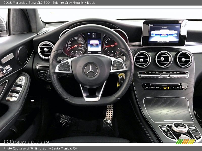 Selenite Grey Metallic / Black 2018 Mercedes-Benz GLC 300