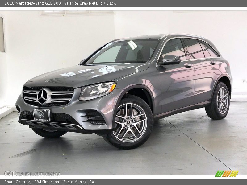 Selenite Grey Metallic / Black 2018 Mercedes-Benz GLC 300