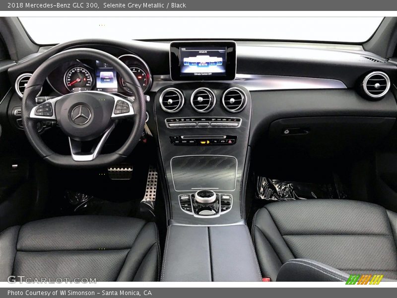 Selenite Grey Metallic / Black 2018 Mercedes-Benz GLC 300