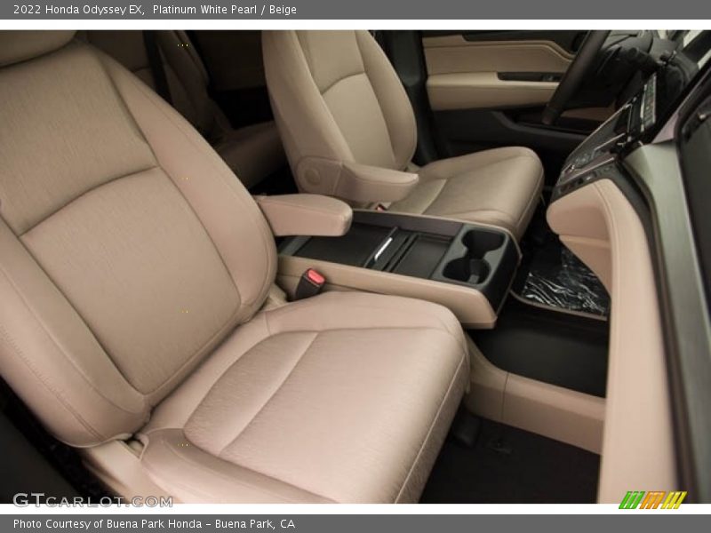 Platinum White Pearl / Beige 2022 Honda Odyssey EX