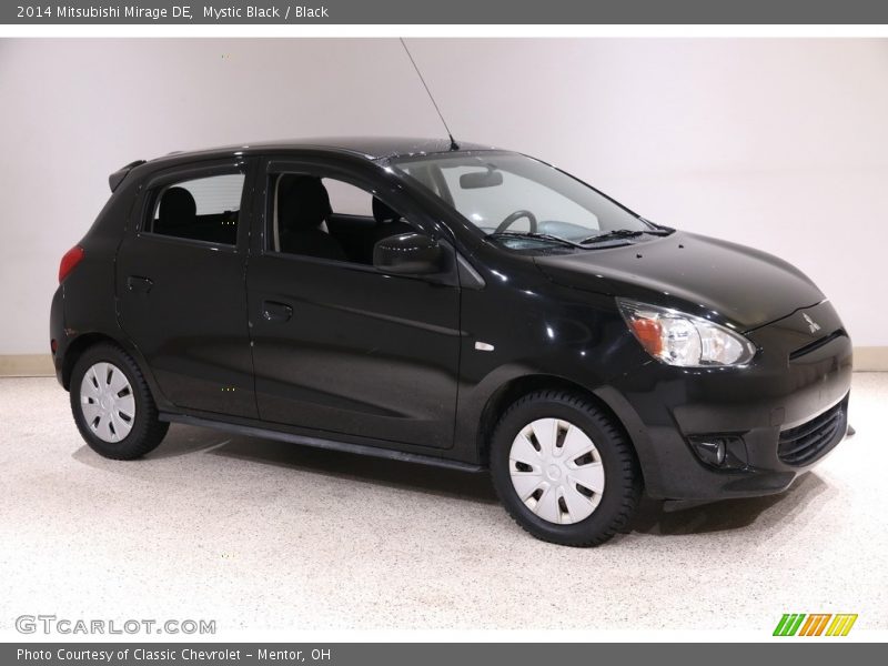 Mystic Black / Black 2014 Mitsubishi Mirage DE