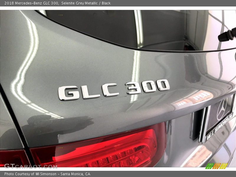 Selenite Grey Metallic / Black 2018 Mercedes-Benz GLC 300
