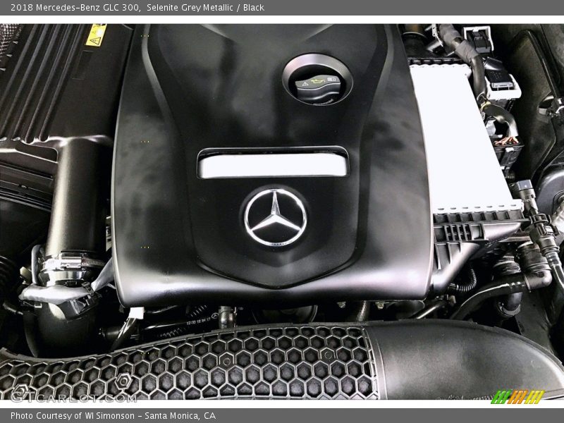 Selenite Grey Metallic / Black 2018 Mercedes-Benz GLC 300