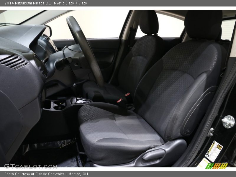 Mystic Black / Black 2014 Mitsubishi Mirage DE