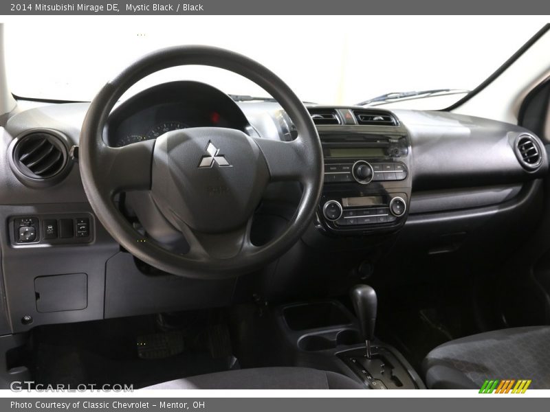 Mystic Black / Black 2014 Mitsubishi Mirage DE