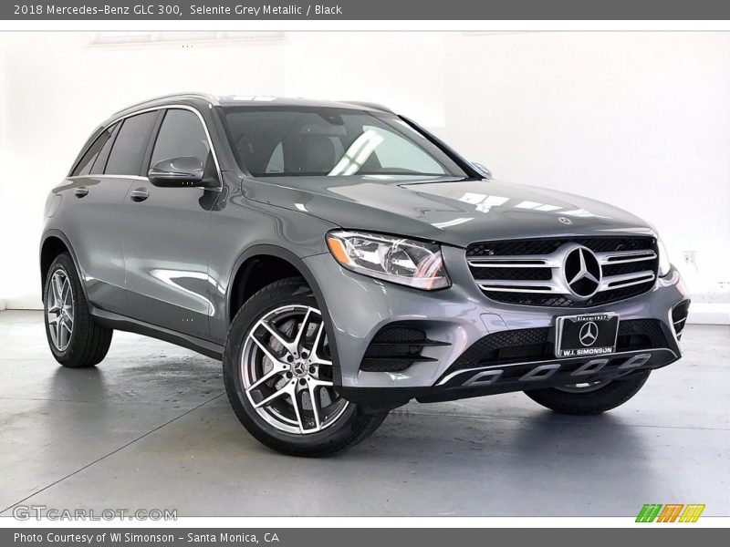 Selenite Grey Metallic / Black 2018 Mercedes-Benz GLC 300
